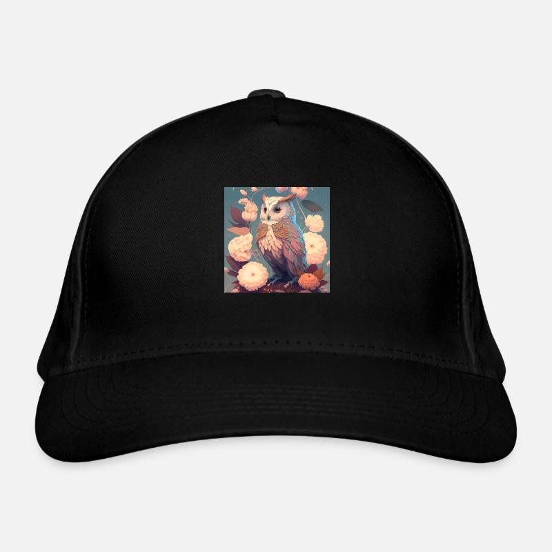 en harmonie avec la nature hibou Casquette classique bio