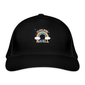 Schulkind Isabell - Bio-Baseballkappe - Schwarz - Vorne