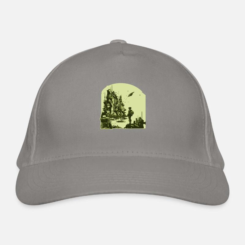 Bande dessinée de science-fiction dans un style rétro 8 bits Casquette classique bio