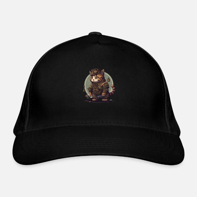 Chat Steampunk Casquette classique bio