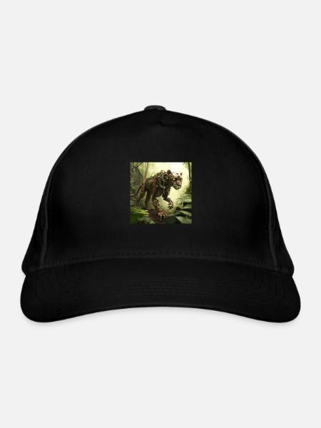 Panther - Organic Baseball Cap - black - Front