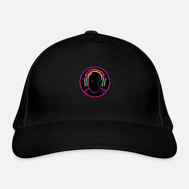 DJ Neon Style hard Music Organic Baseball Cap