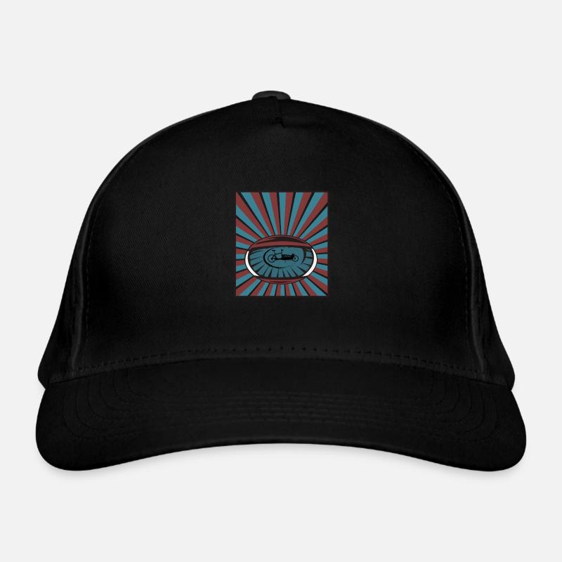 Vélo cargo dans les yeux avec poutres Casquette classique bio