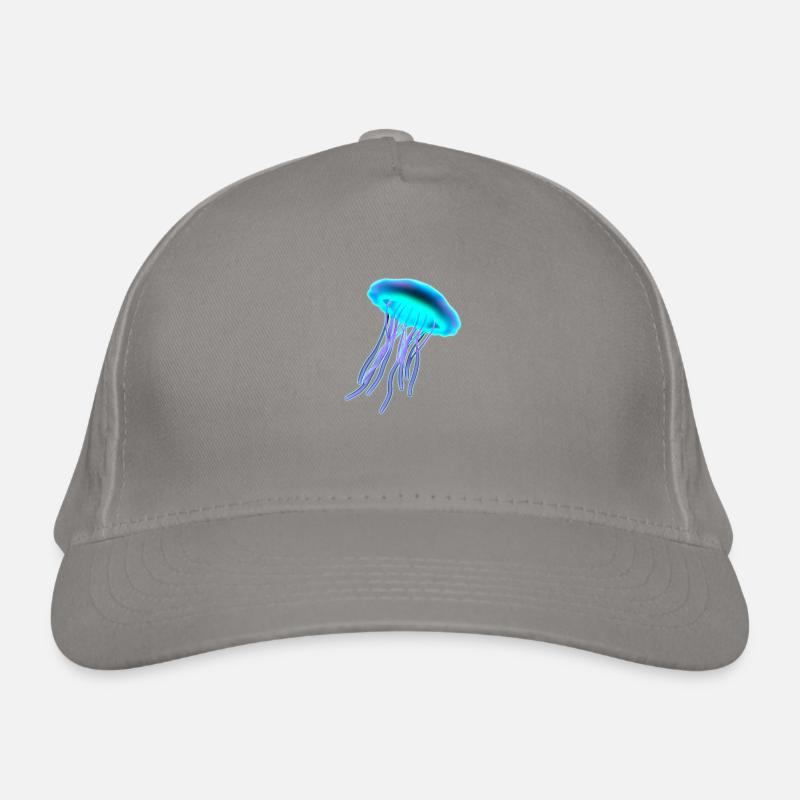 3D Méduses Méduses Créatures Marines Cadeau Casquette classique bio