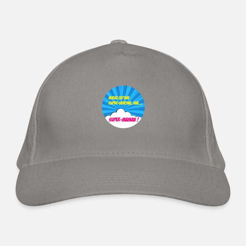 Super-maman, super-héros. Meilleure maman. BD. Casquette classique bio