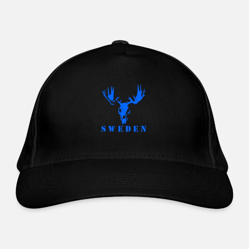 Crâne d’orignal Suède Casquette classique bio