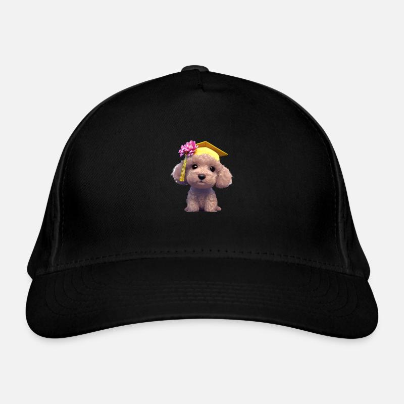 Diplôme Bachelor Poodle Study Dogs Casquette classique bio