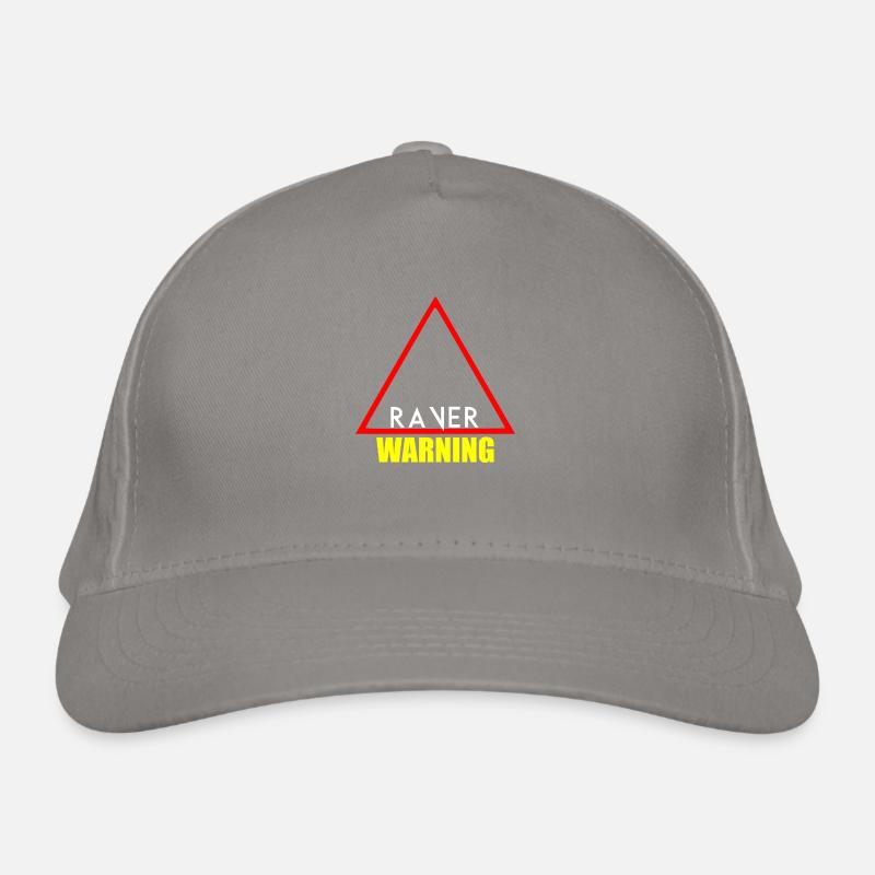warning raver Organic Baseball Cap