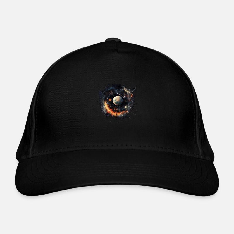 Weltall Bio-Baseballkappe