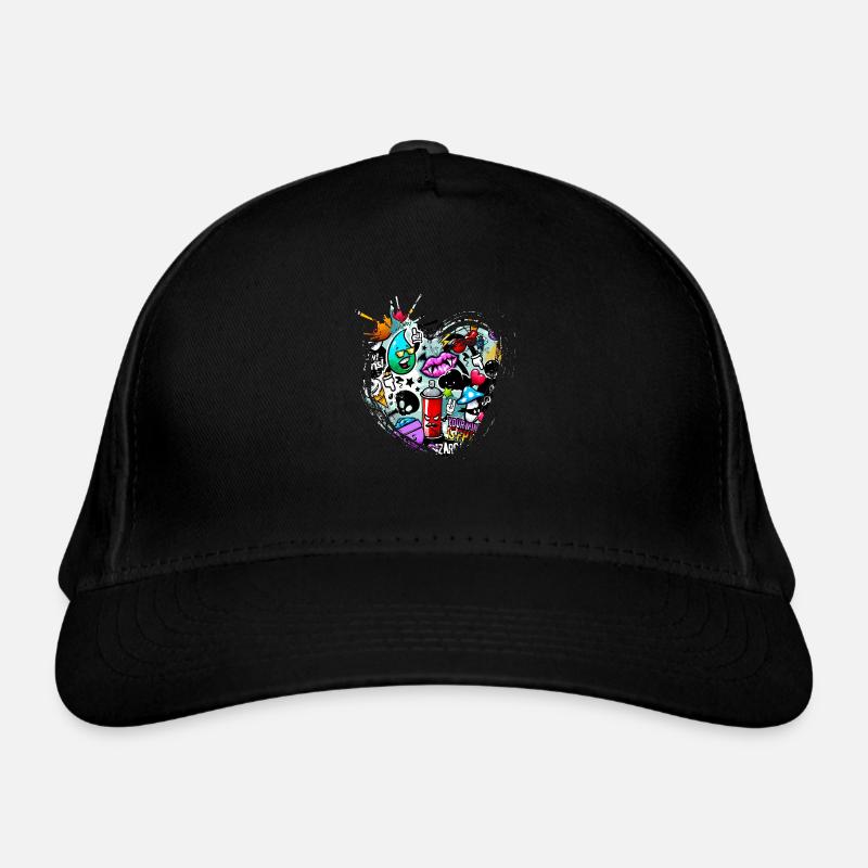 Graffiti style Splash hip hop colors painter color Organic Baseball Cap