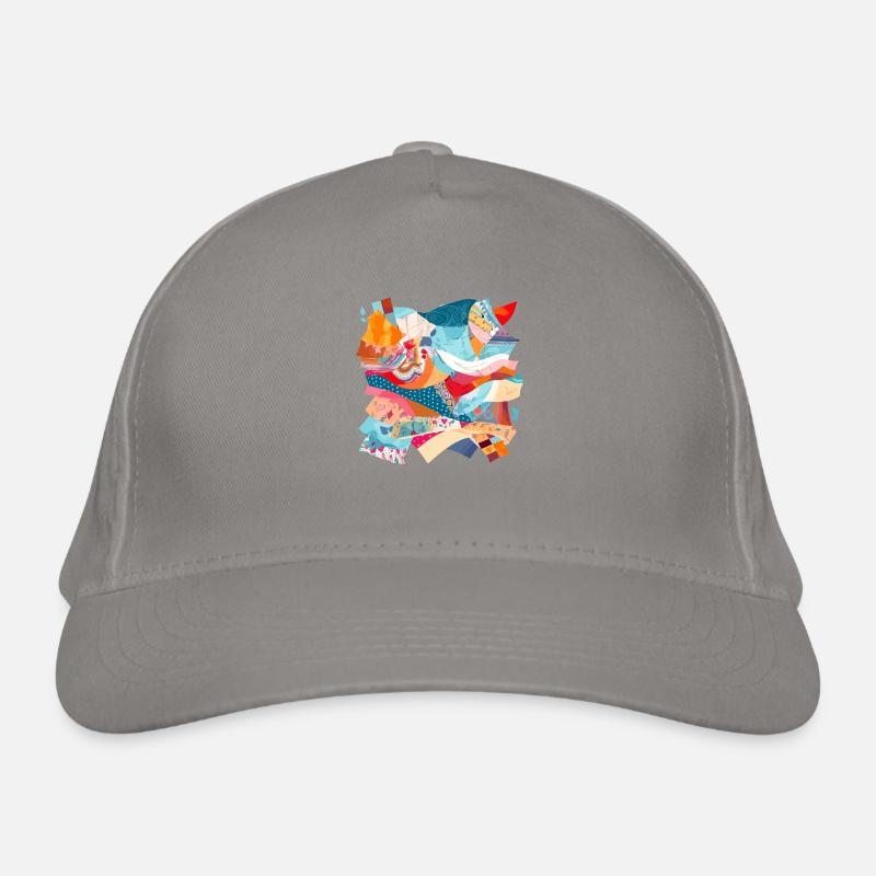 Fabric patchwork n°3 Organic Baseball Cap