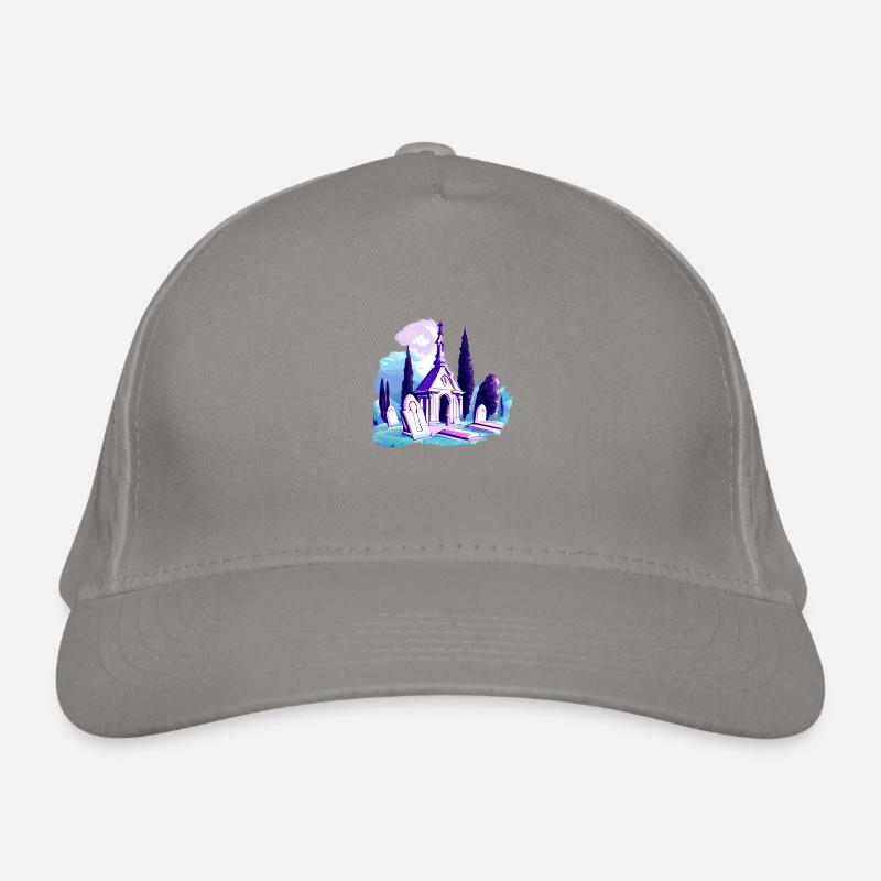 Cemetery, graves, graves, mausoleum Organic Baseball Cap