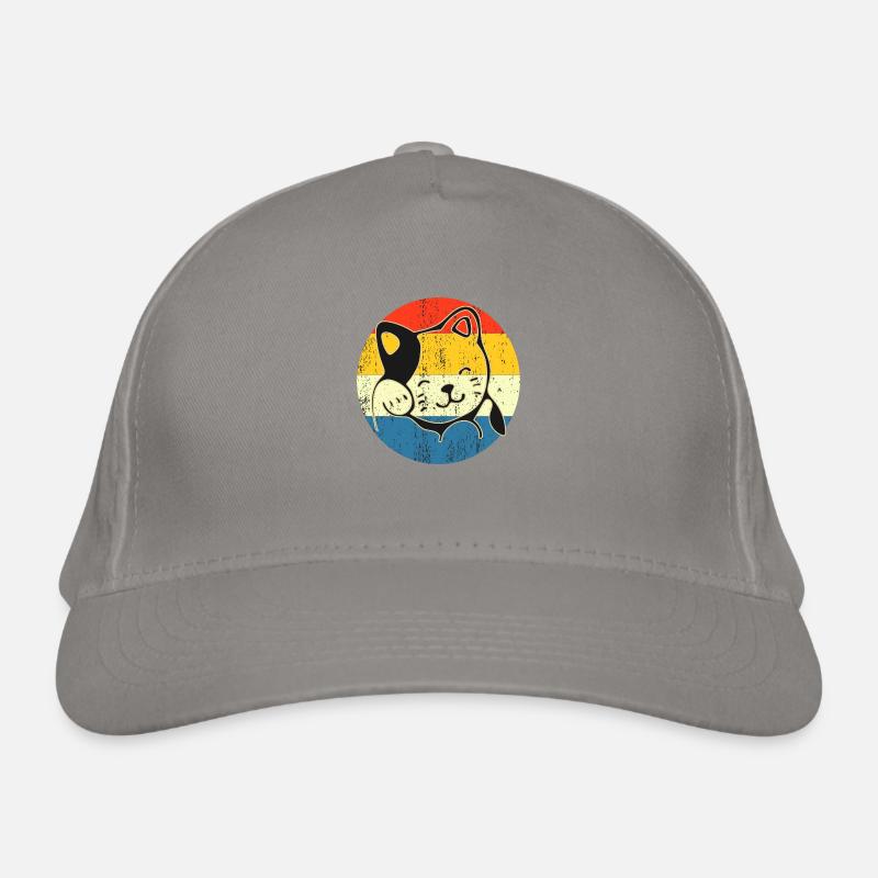 cat vintage sunset for cat lovers Organic Baseball Cap