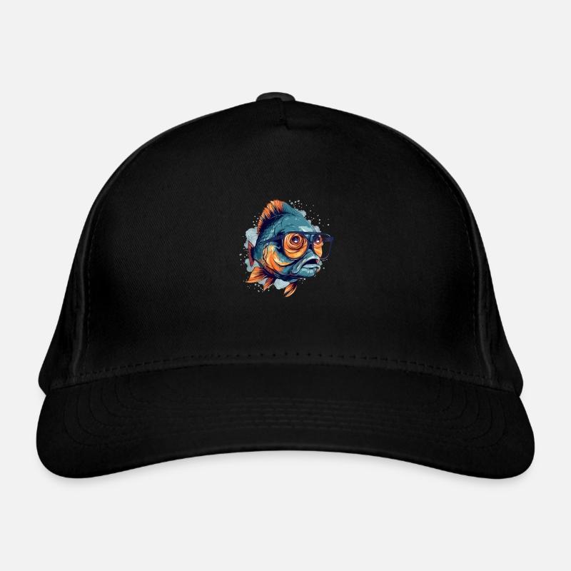 Blop le poisson à lunettes Casquette classique bio