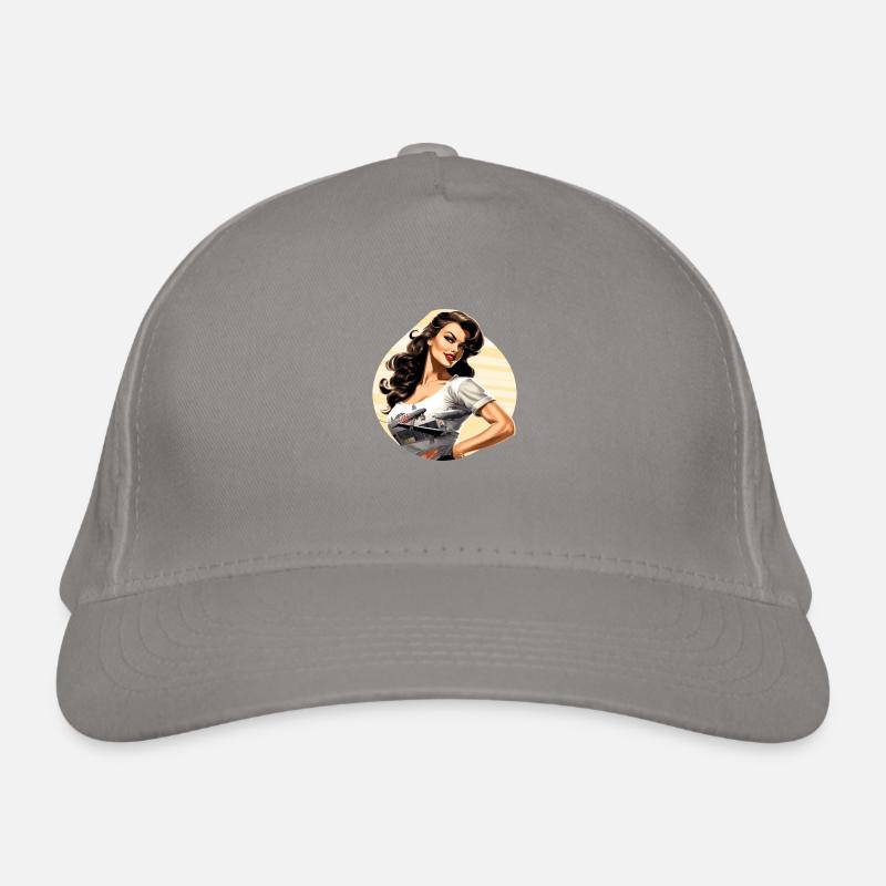 Pinup Maelys pilot Organic Baseball Cap