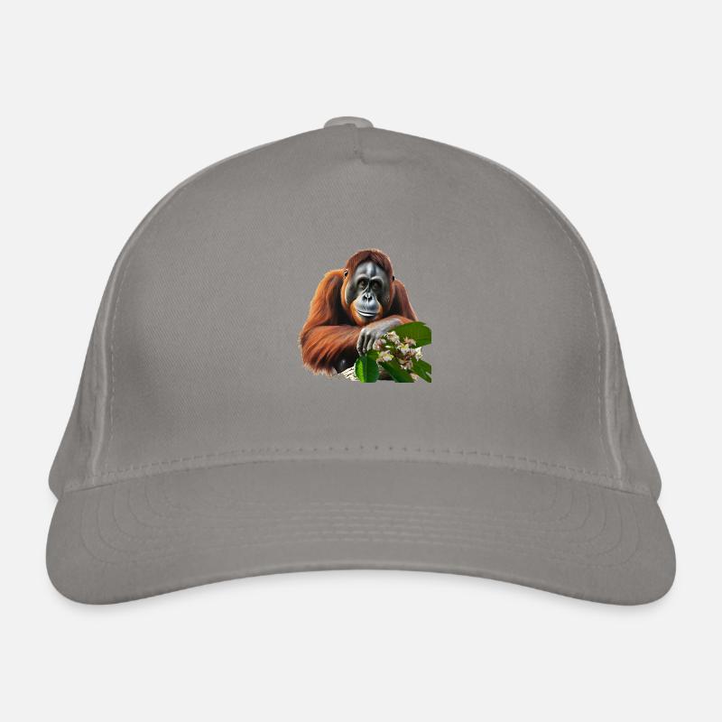 Orangutans often live only in captivity Organic Baseball Cap