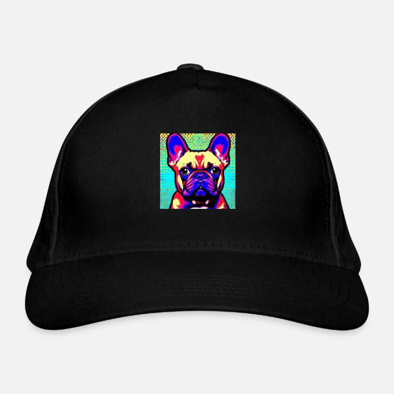 Bouledogue français Pop Art Casquette classique bio