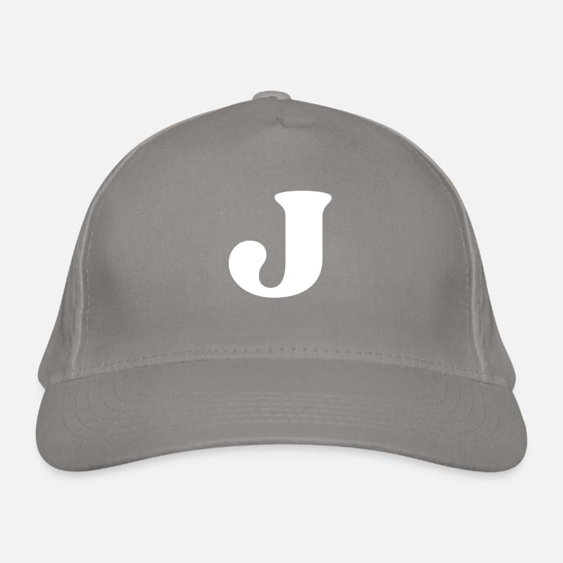 Letter j Organic Baseball Cap
