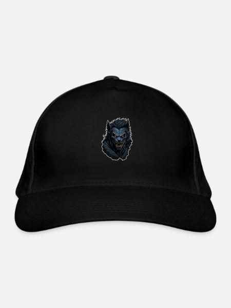 Loup-garou - Casquette classique bio - noir - Devant