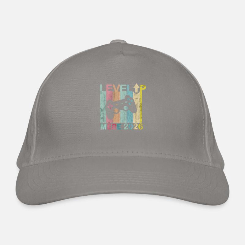 Man Dad 2023 Future Parents Level Up Player Organic Baseball Cap