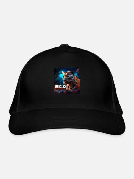 NGO - Casquette classique bio - noir - Devant