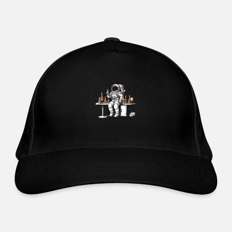 Drinking Astronaut, Drunk, Alcohol Organic Baseball Cap