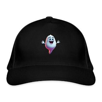 Freundlicher Geist - Bio-Baseballkappe - Schwarz - Vorne