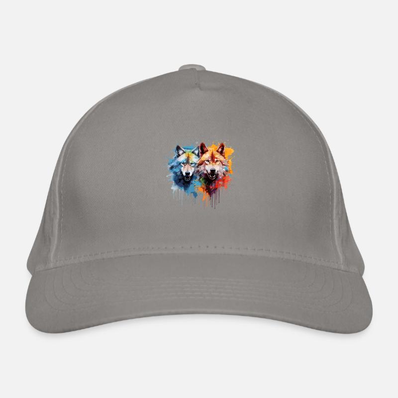 Two Wolves Organic Baseball Cap