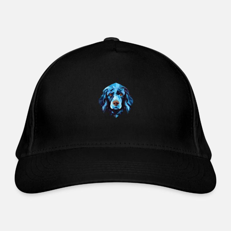 Épagneul Picard bleu chien race aquarelle colorée Casquette classique bio