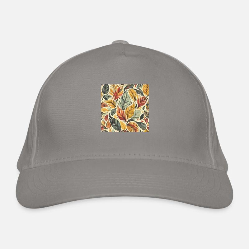 Feuillage d’automne coloré Casquette classique bio