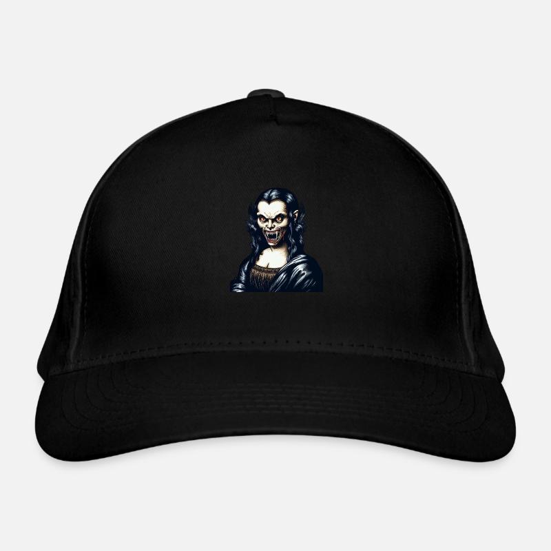 Mona Lisa goes Vamp Organic Baseball Cap