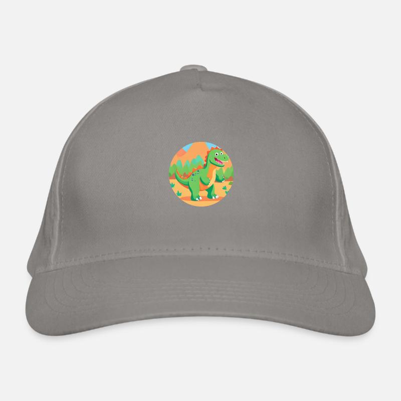 Dschungel-Dino-Spaß Bio-Baseballkappe