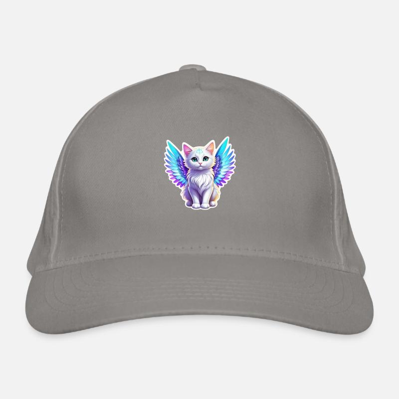 Cat with Wings Organic Baseball Cap