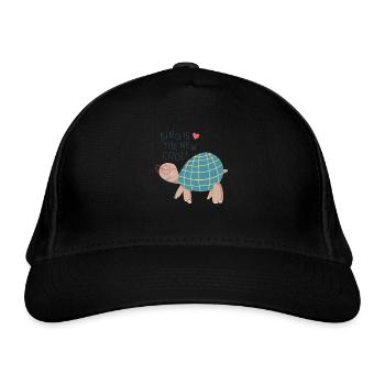 Illustration « Le genre est le nouveau cool » - Casquette classique bio - noir - Devant