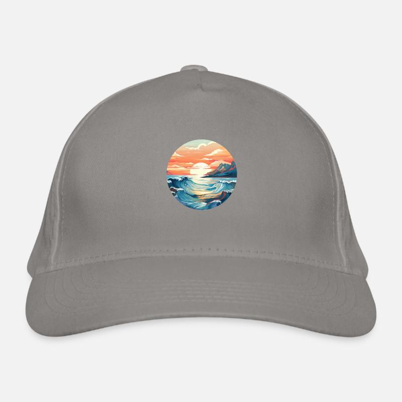 Vagues de la mer Casquette classique bio
