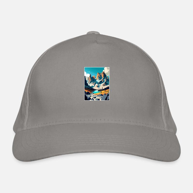 Dolomites, Alpes dolomitiques, Dolomites, Italie Casquette classique bio