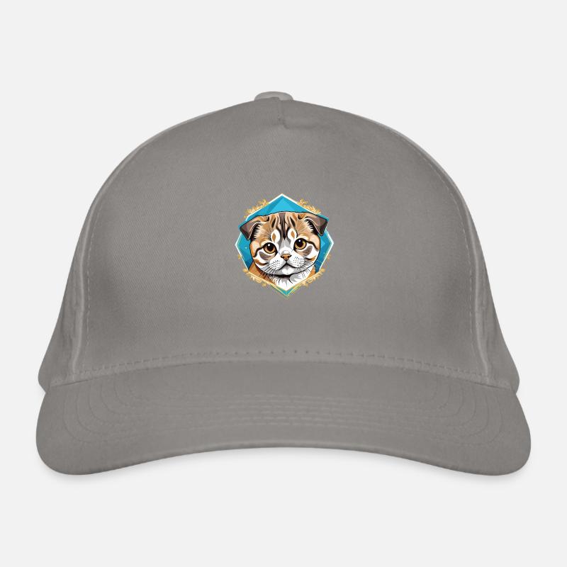 Chat Scottish Fold Casquette classique bio