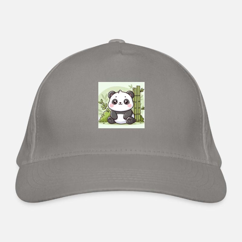 Chubby cute little panda Organic Baseball Cap