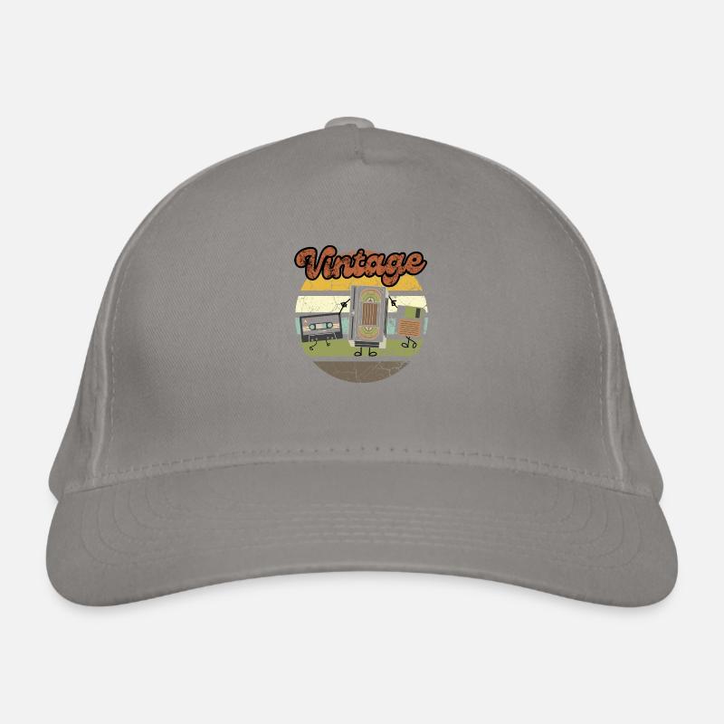 Vintage DVD Audio Cassette Organic Baseball Cap