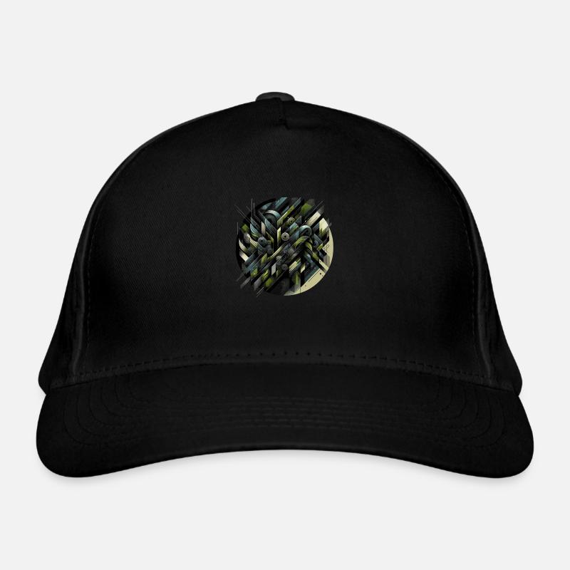 Abstract Tactical Swirl Organic Baseball Cap