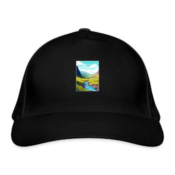 High Cup Nick Cumbria Vintage Travel Poster WPA - Organic Baseball Cap - black - Front
