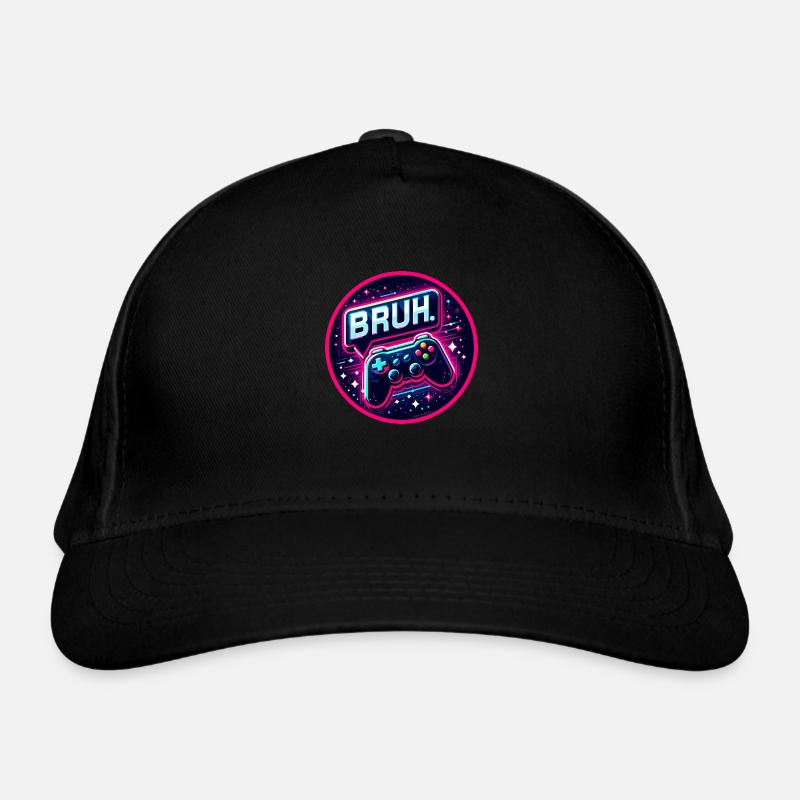 Bruh - Gamer logo Organic Baseball Cap