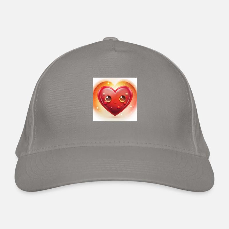 Ich liebe dich Valentinstag Bio-Baseballkappe