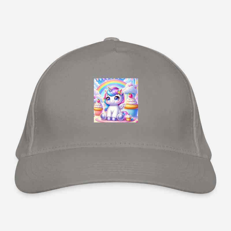 Licorne de dessin animé 1 Casquette classique bio