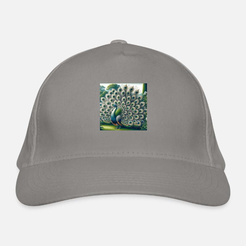 Peacock Organic Baseball Cap