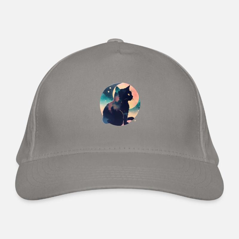 Chat dans les étoiles Casquette classique bio
