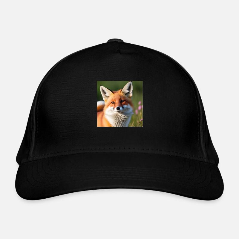 schlauer Fuchs Bio-Baseballkappe