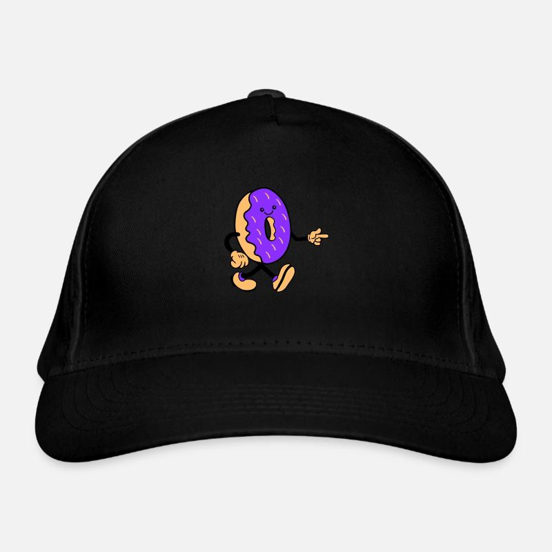 donut comic smile Bio-Baseballkappe