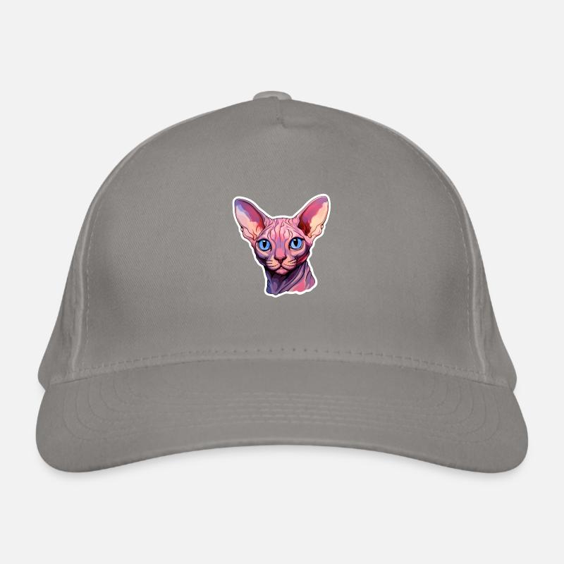 Sphynx Cat Head Organic Baseball Cap
