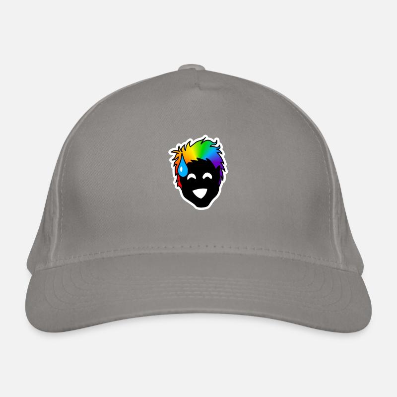 Nervous, Uncertain Laughter : Sticky Queer Pride Organic Baseball Cap